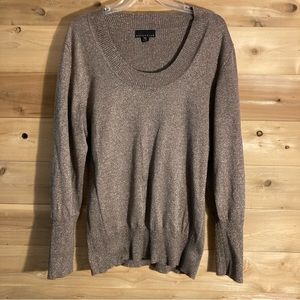 Attention metallic gold sparkly sweater